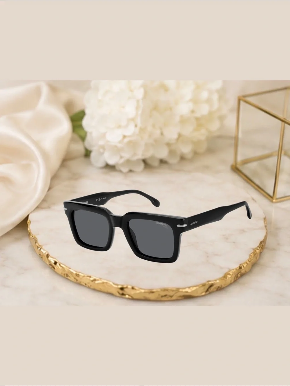 Carrera Black Square-Frame Sunglasses